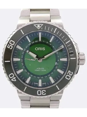 01 743 7734 4187 Green Dial Steel 43 5MM Han Kang Automatic Men s Watch