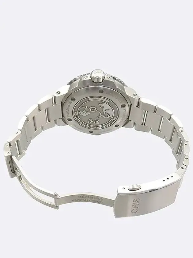 01 743 7734 4187 Green Dial Steel 43 5MM Han Kang Automatic Men s Watch