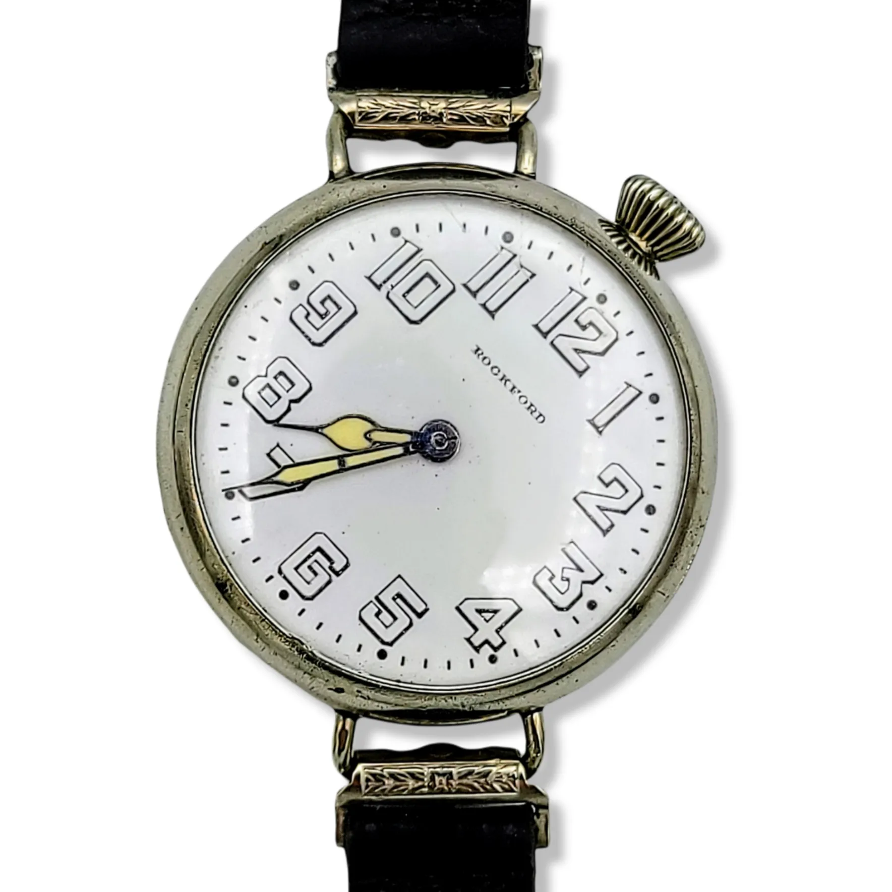1910 ROCKFORD Trench Watch 15 Jewels Grade 164