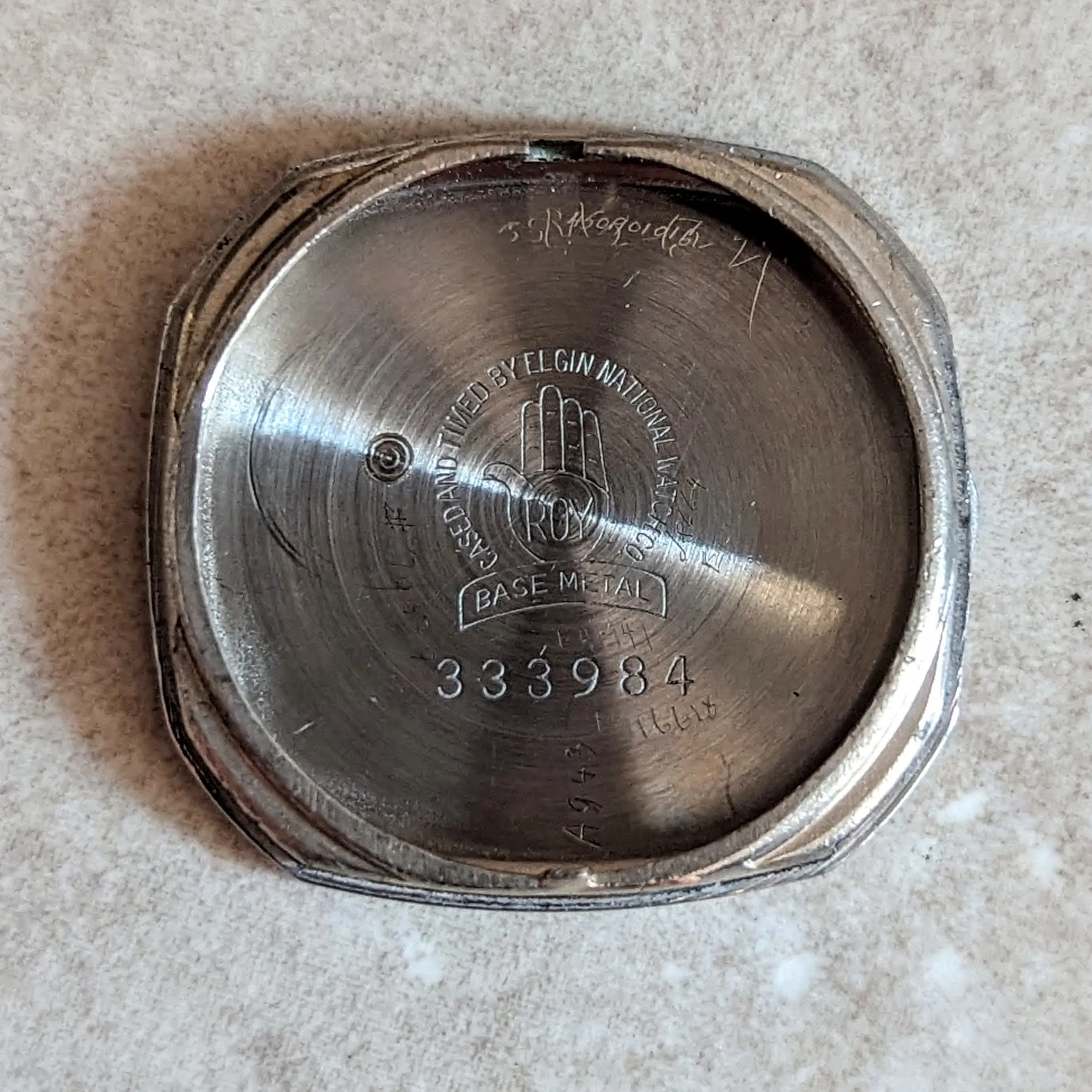 1942 ELGIN Wristwatch Grade 554 15 Jewels U.S.A Made Vintage Watch