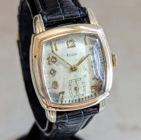 1942 ELGIN Wristwatch Grade 554 15 Jewels U.S.A Made Vintage Watch