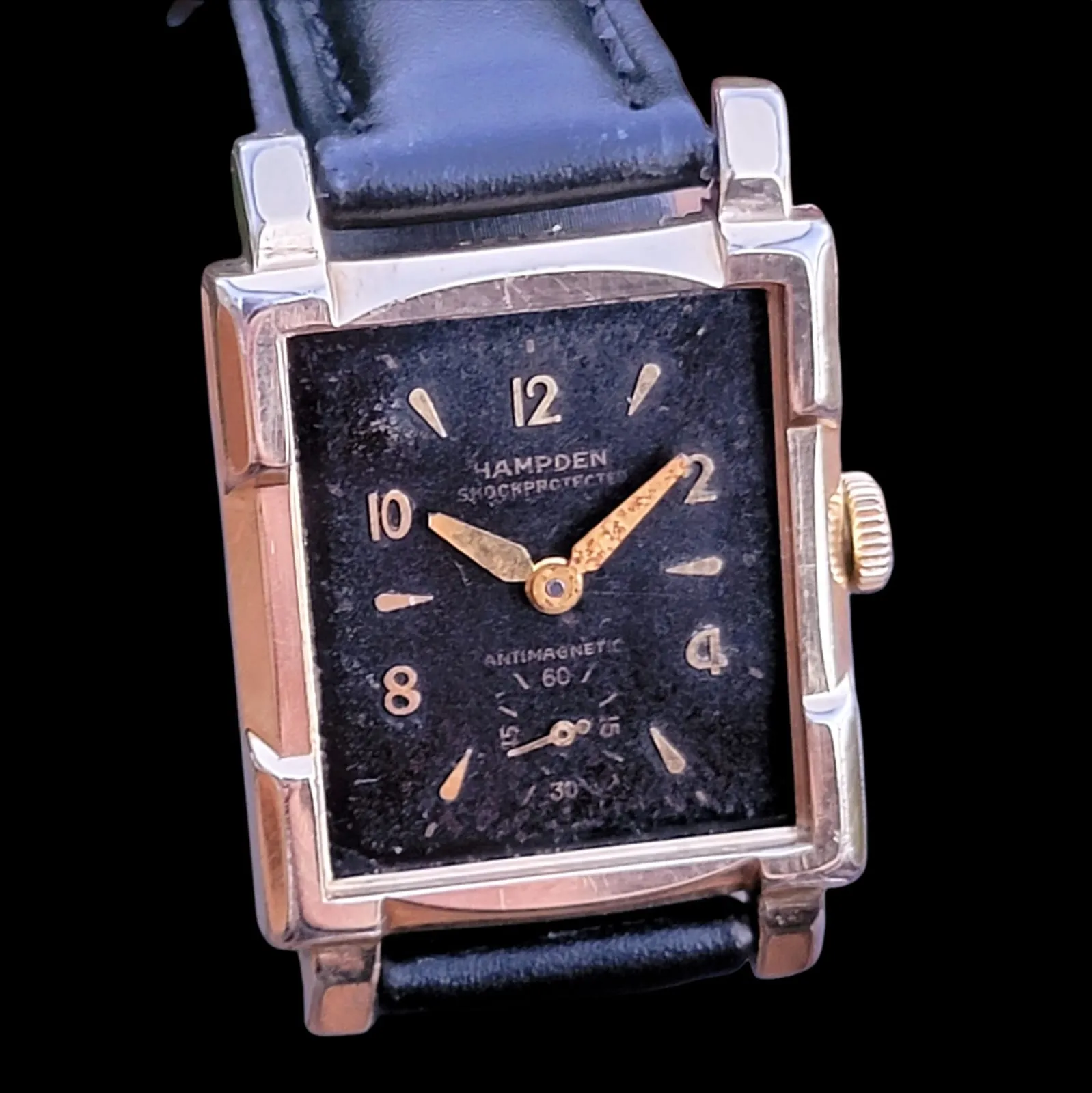 1950's HAMPDEN Watch 17 Jewels Swiss Made