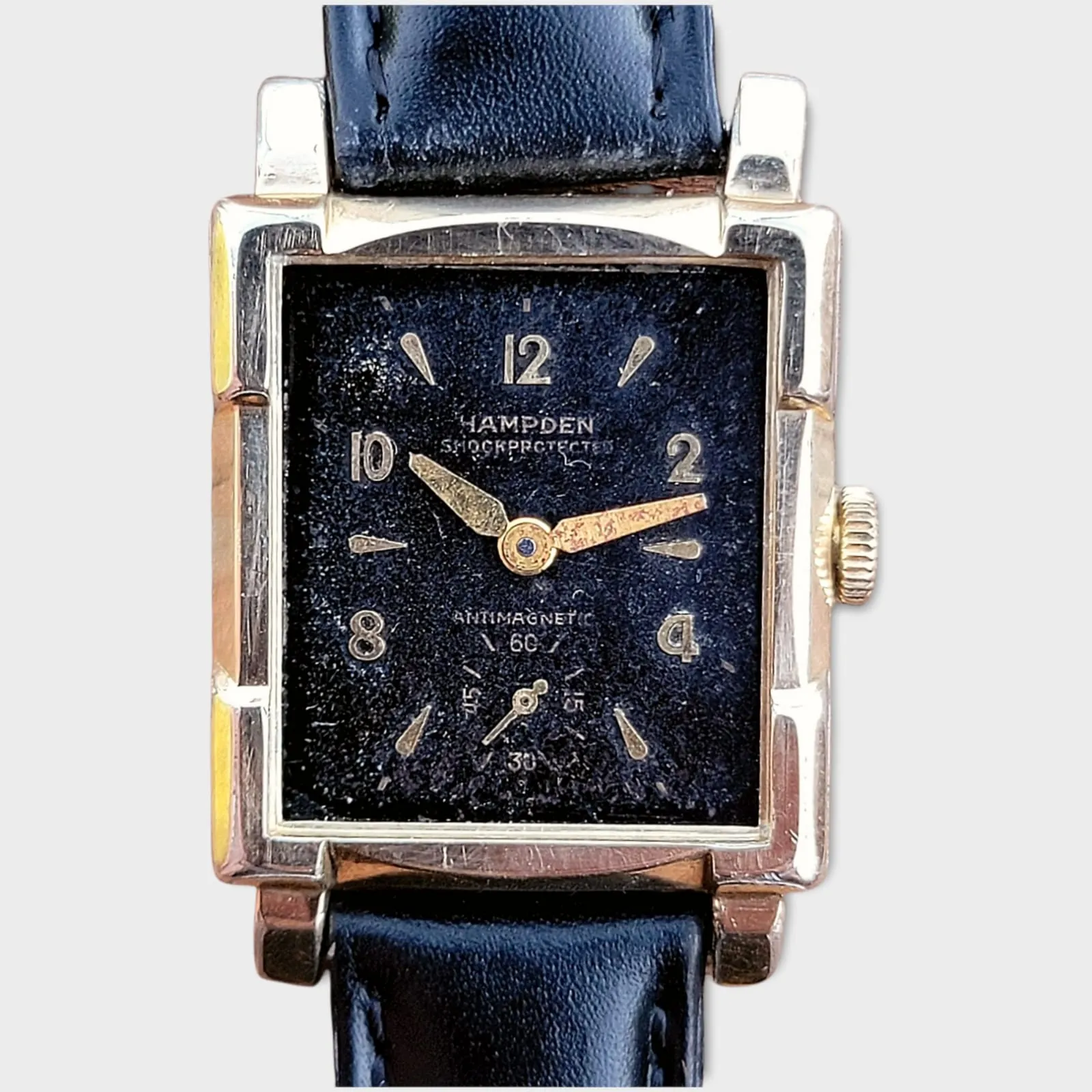 1950's HAMPDEN Watch 17 Jewels Swiss Made