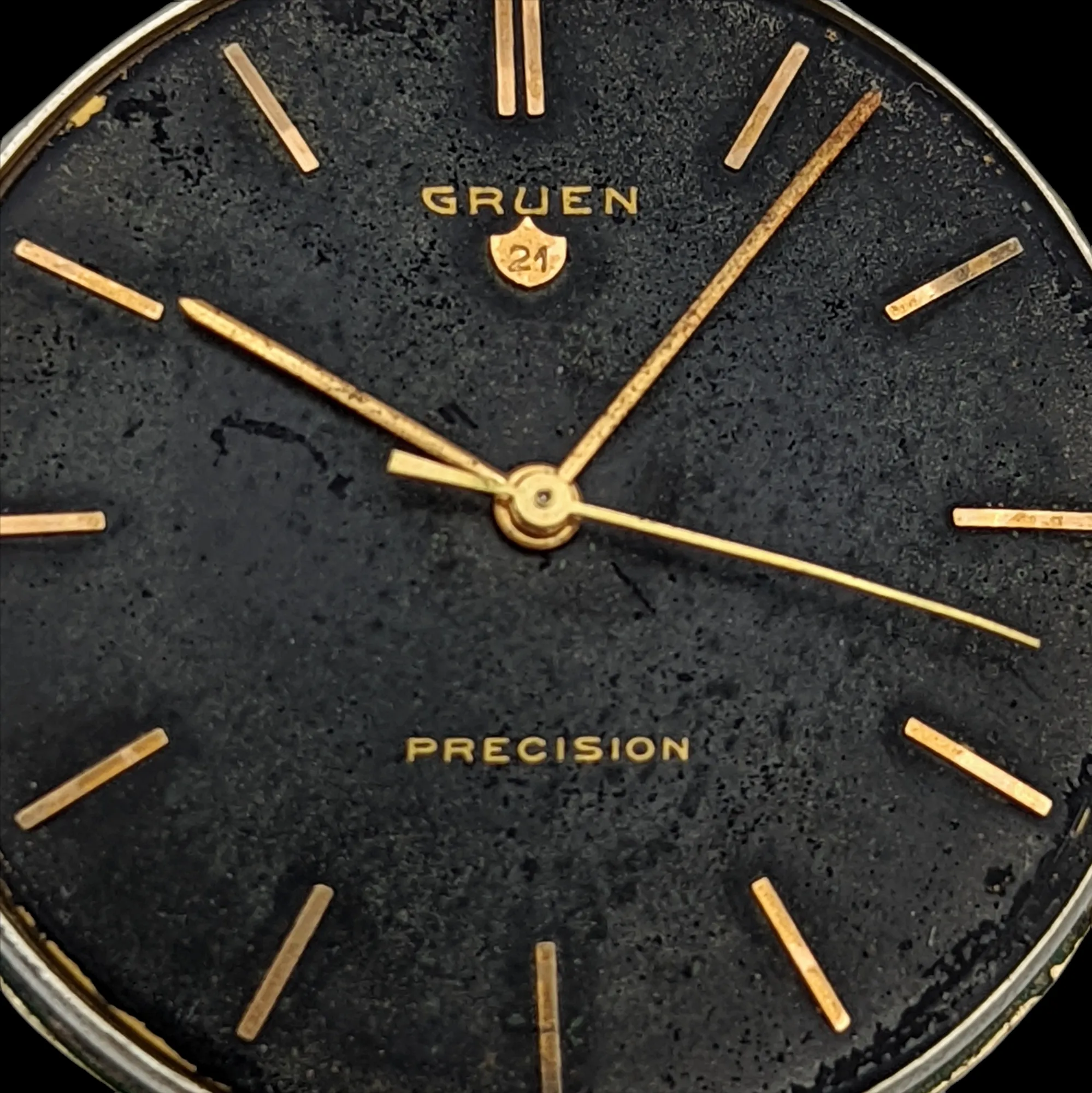 1953 GRUEN 21 Jewels Precision Watch Cal. 335 SS
