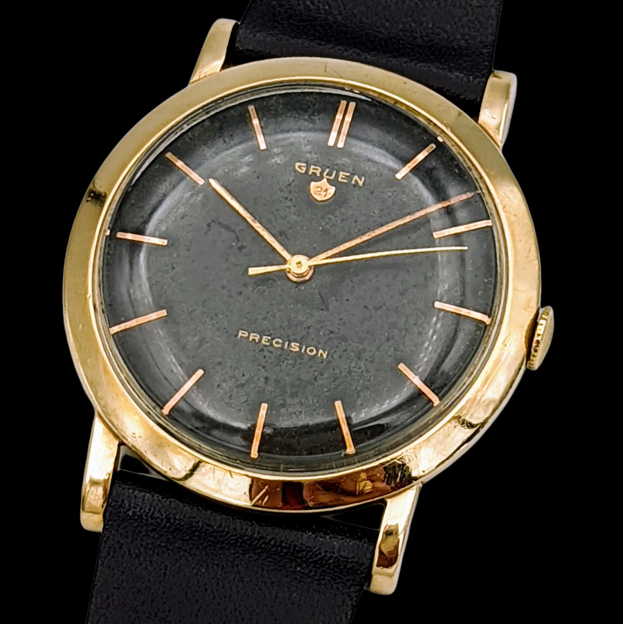 1953 GRUEN 21 Jewels Precision Watch Cal. 335 SS