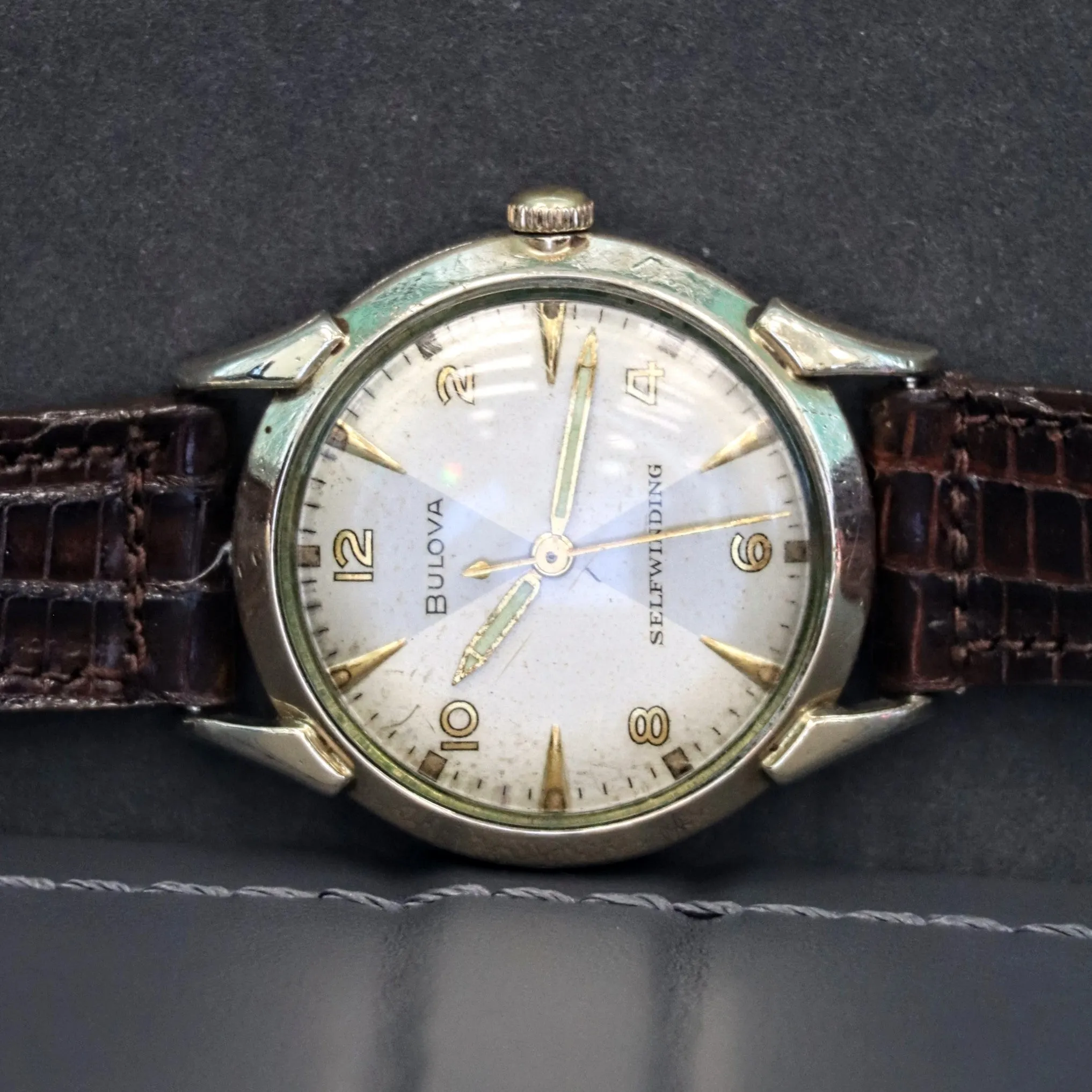 1957 BULOVA Royal Clipper Selfwinding Watch 17 Jewels Cal. 11ACAC Swiss Made Wristwatch