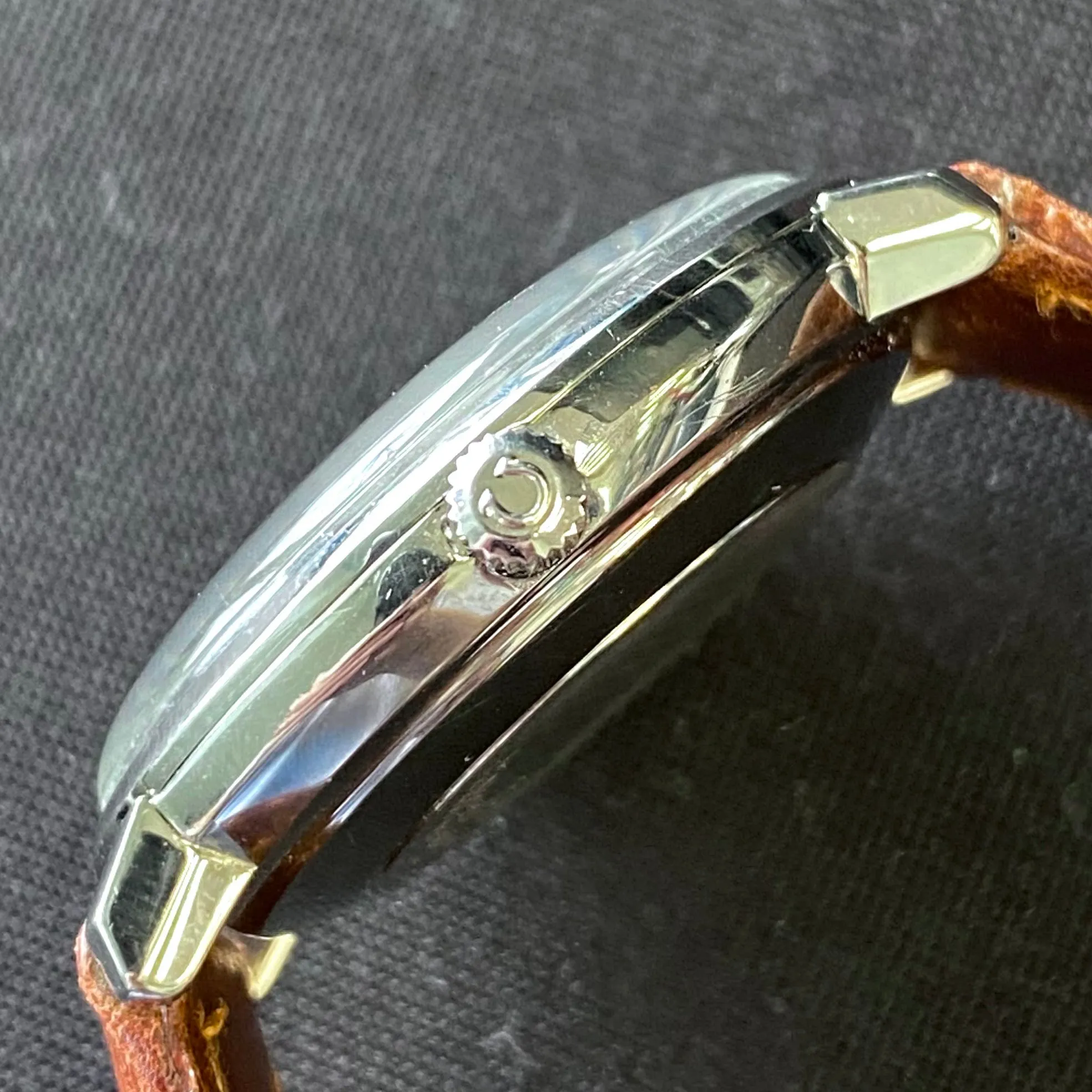 1968 OMEGA De Ville Automatic Watch Ref. 166.0033 Cal. 565 Green Dial Wristwatch - In Box!