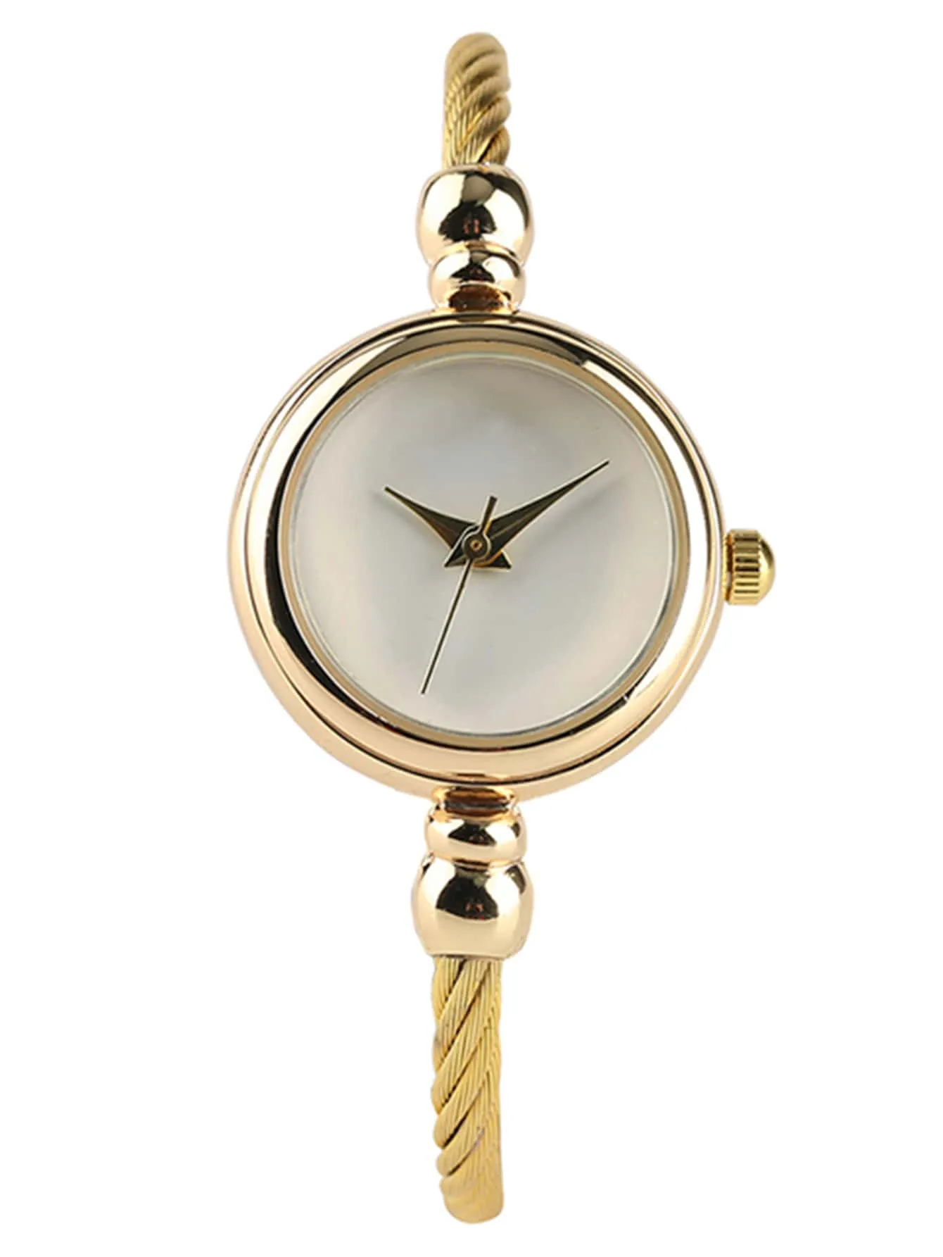 2pcs/set Round Pointer Quartz Watch