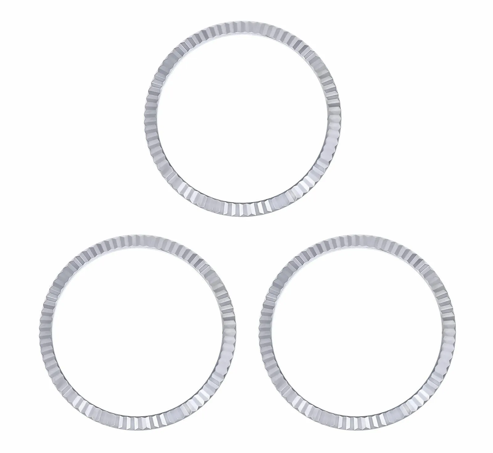 3 FLUTED BEZEL FOR 36MM ROLEX MEN DATEJUST 16013 16014 16200 16233 16234 S/STEEL