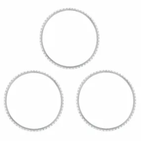 3 STEEL BEZEL RING INSERT FOR ROLEX GMT 1670 1675 16750 16753 16758 TOP QUALITY