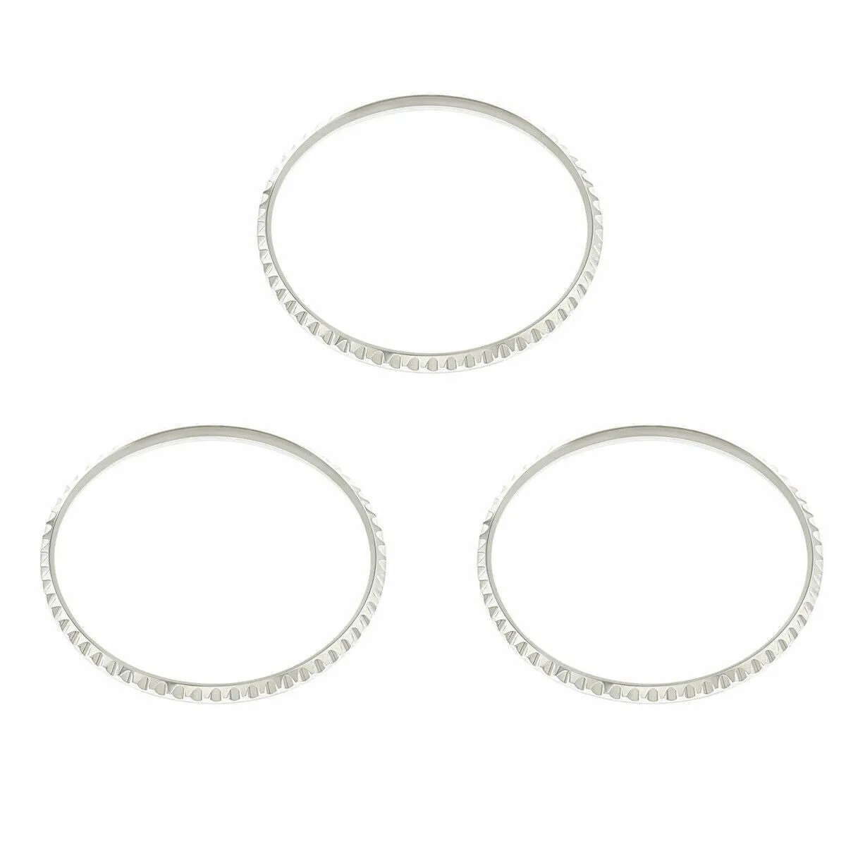 3 STEEL BEZEL RING INSERT FOR ROLEX GMT 1670 1675 16750 16753 16758 TOP QUALITY