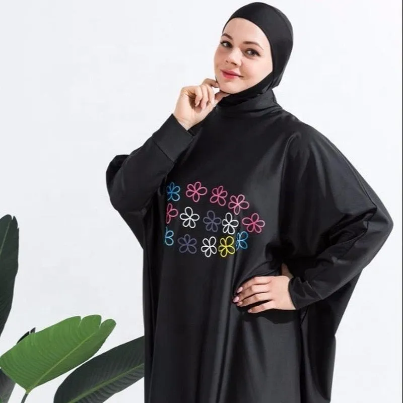 3pcs Muslim Swimwear Hijab Long Sleeves Burkinis