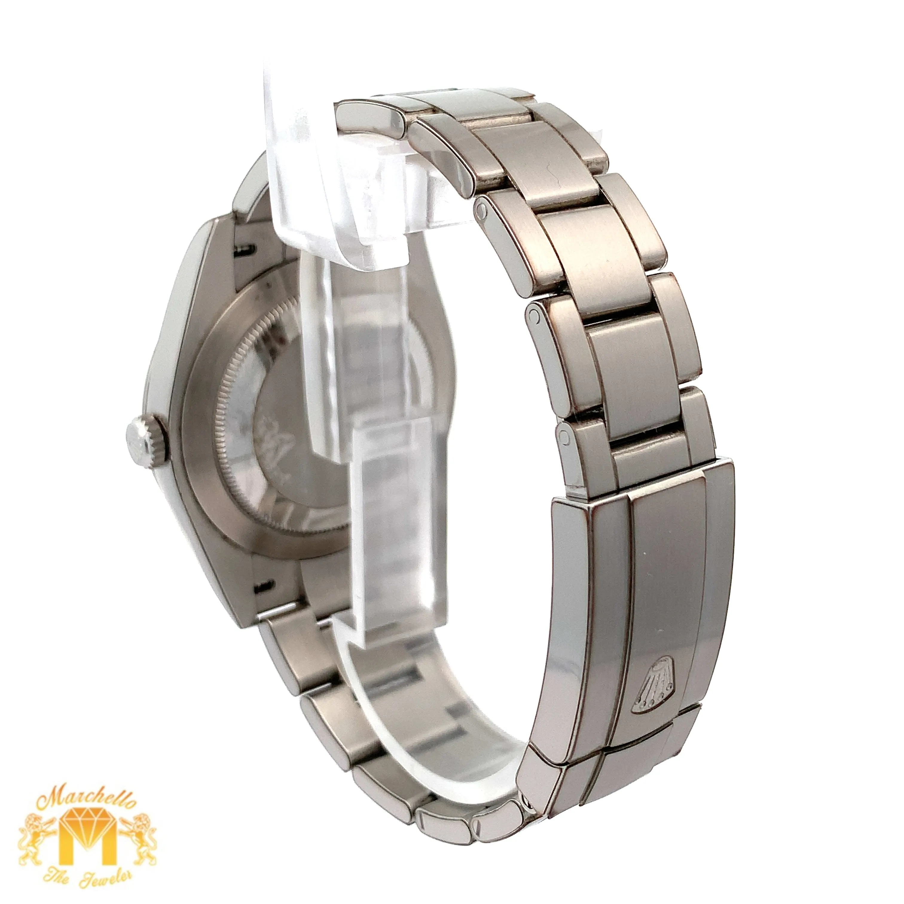 41mm Rolex Watch with Stainless Steel Oyster Barcelet (Rolex papers)