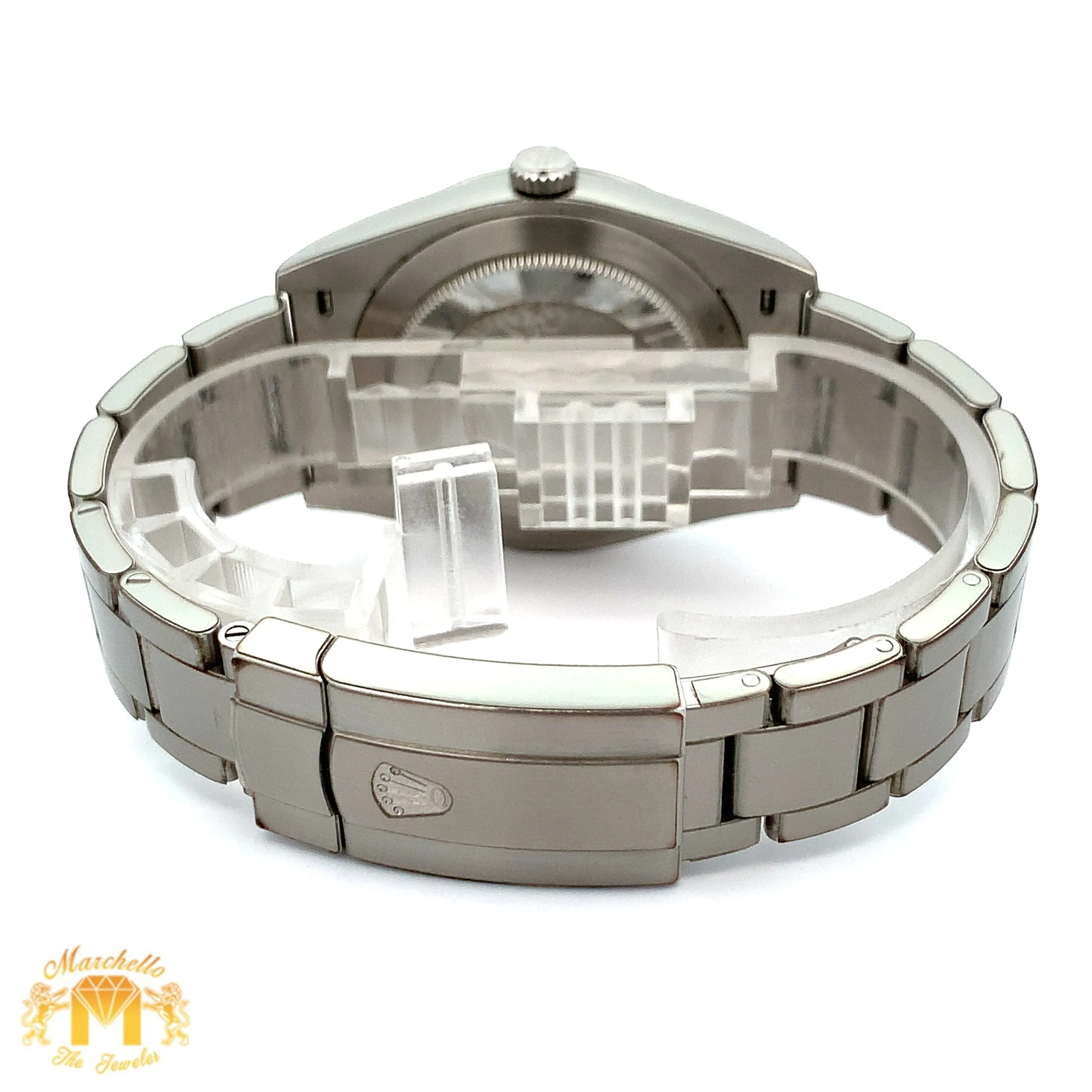 41mm Rolex Watch with Stainless Steel Oyster Barcelet (Rolex papers)