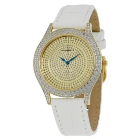 Akribos Xxiv Brillianaire Ladies Watch AK464YG