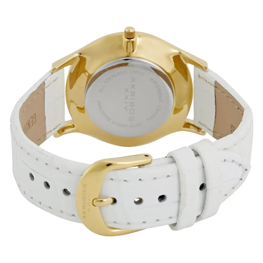 Akribos Xxiv Brillianaire Ladies Watch AK464YG