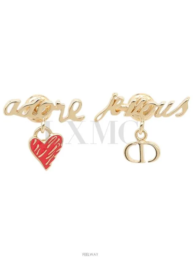 Amour Je Vous Adore Earrings E3396WOMLQ Holiday Limited Edition