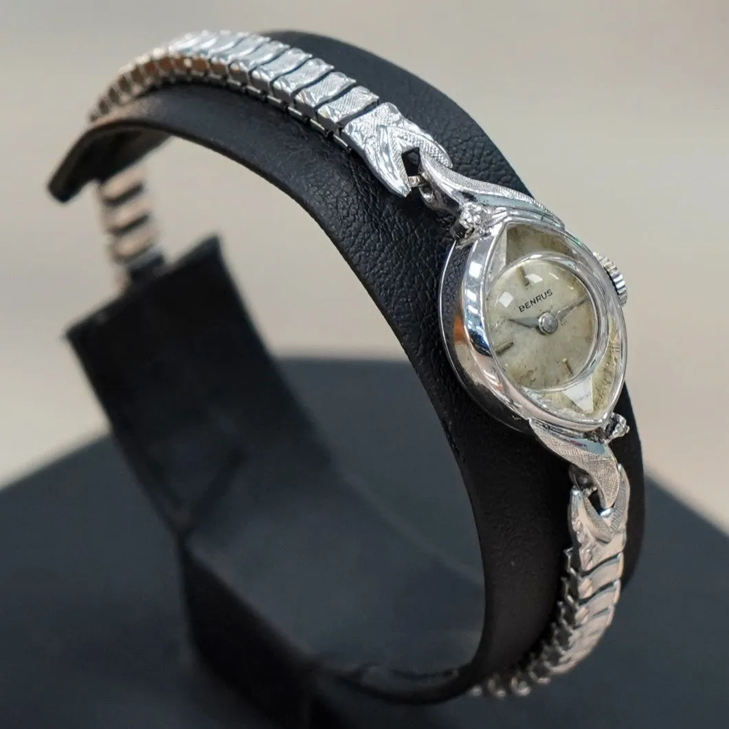 BENRUS Ladies Watch 17 Jewels Model DZ2F Swiss Made Vintage Wristwatch - In BOX!