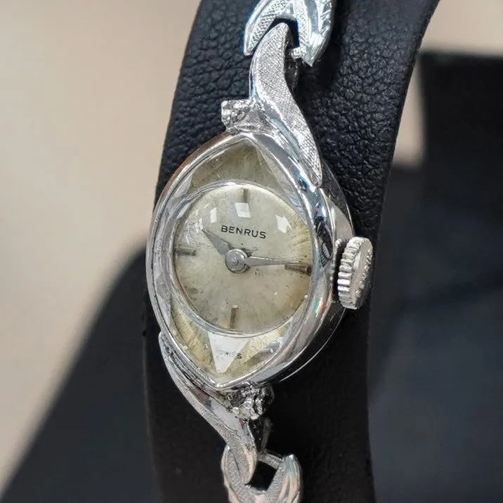 BENRUS Ladies Watch 17 Jewels Model DZ2F Swiss Made Vintage Wristwatch - In BOX!