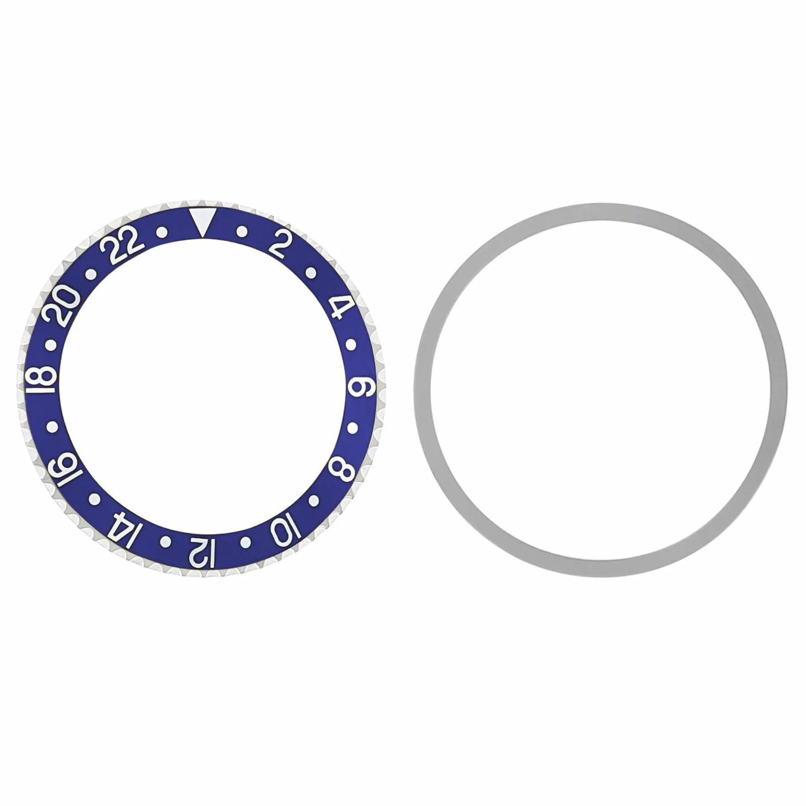 BEZEL & INSERT FOR 40MM ROLEX GMT WATCH 1670 1675  16750 16753 16758 BLUE
