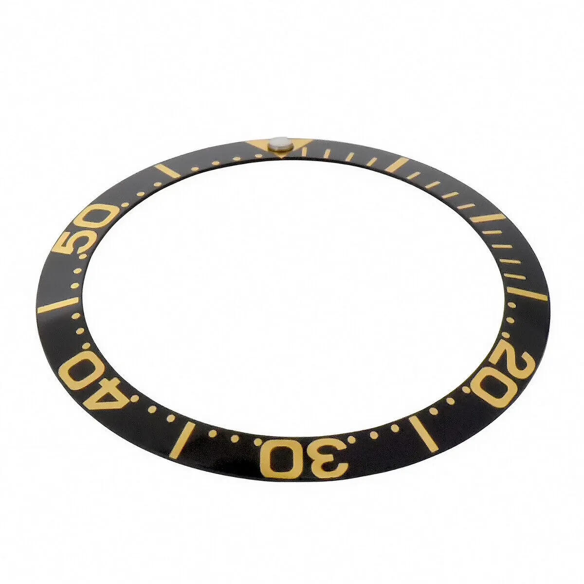 BEZEL INSERT FOR INVICTA 8926C 8928OB PRO DIVER BLACK LARGE NUMBER GOLD FONT