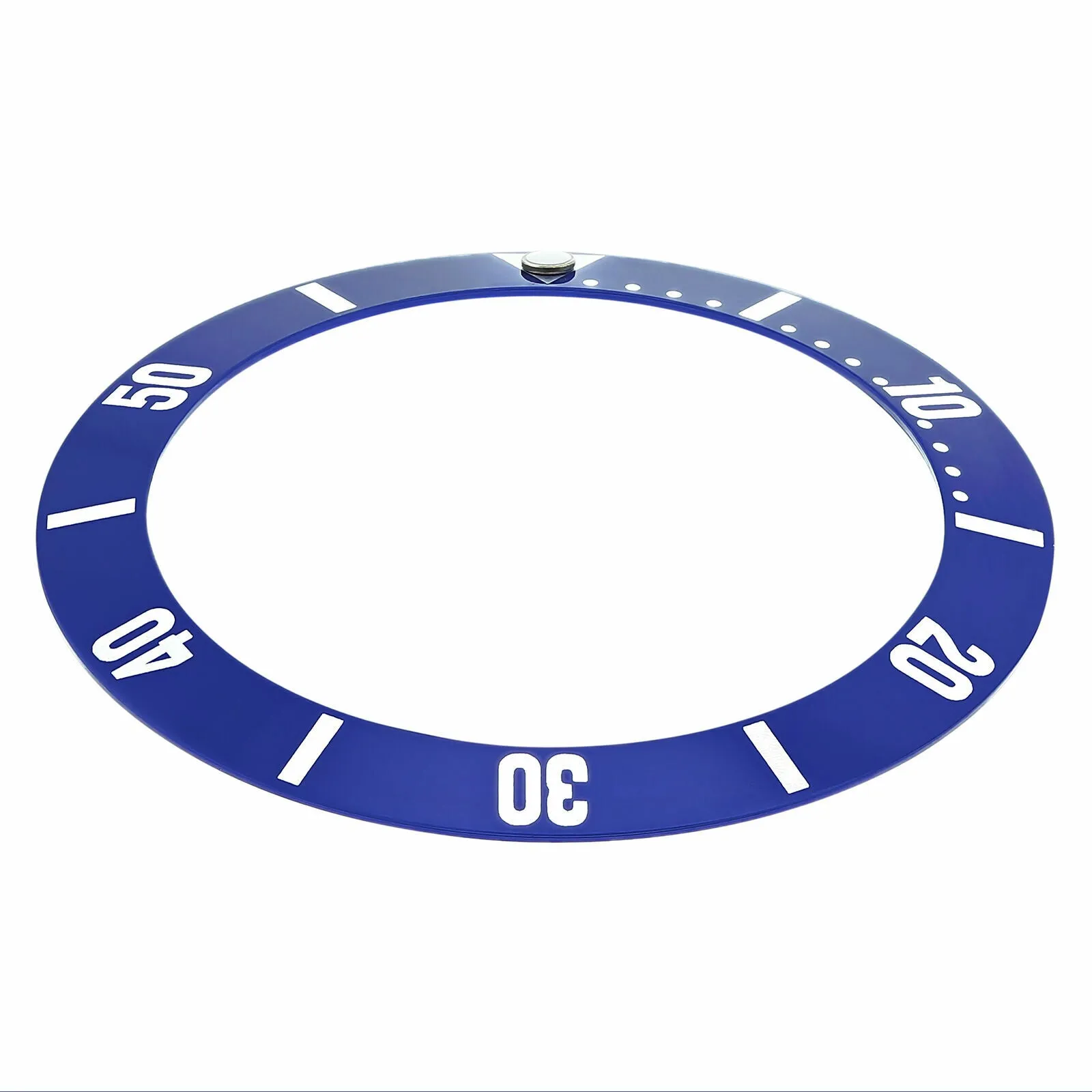 BEZEL INSERT FOR LADY OMEGA SEAMASTER 200M WATCH BLUE SILVER