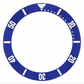BEZEL INSERT FOR LADY OMEGA SEAMASTER 200M WATCH BLUE SILVER