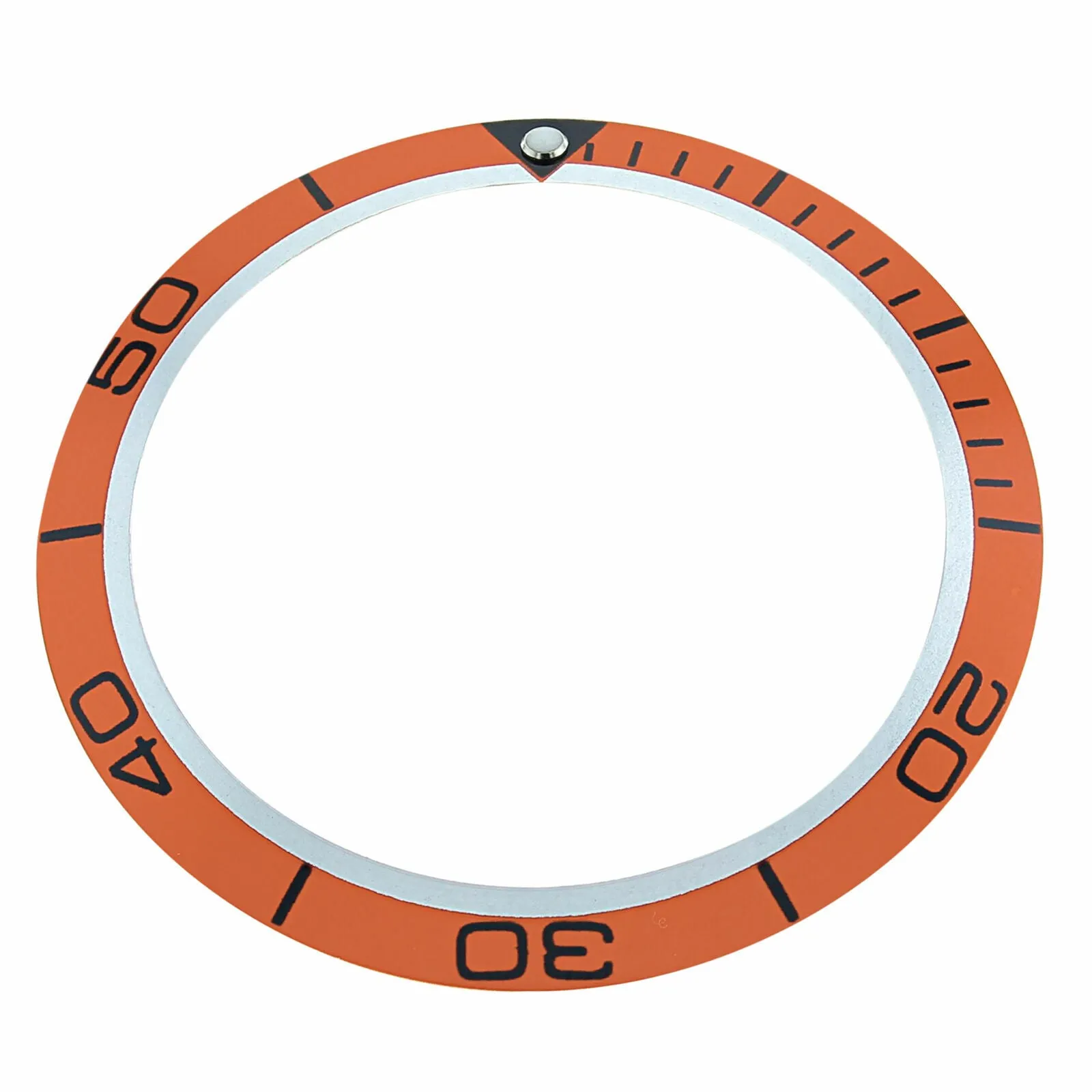 BEZEL INSERT FOR OMEGA PLANET OCEAN WATCH QUANTUM OF SOLACE  JAMES BOND ORANGE
