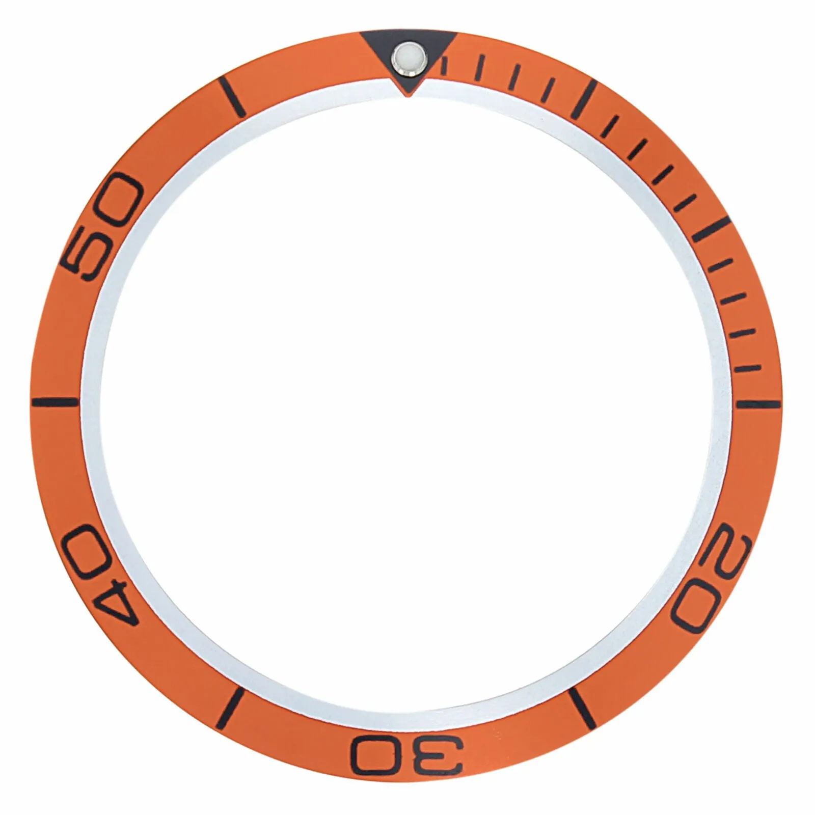 BEZEL INSERT FOR OMEGA PLANET OCEAN WATCH QUANTUM OF SOLACE  JAMES BOND ORANGE