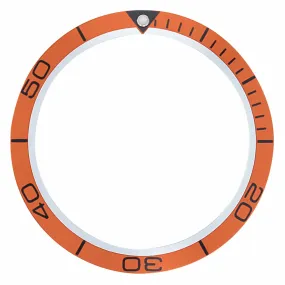 BEZEL INSERT FOR OMEGA PLANET OCEAN WATCH QUANTUM OF SOLACE  JAMES BOND ORANGE