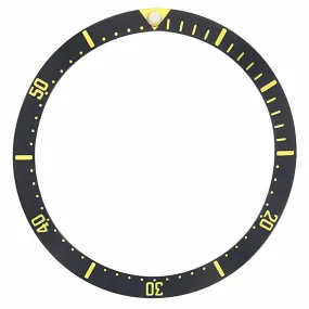 BEZEL INSERT FOR OMEGA SEAMASTER 200 PROFESSIONAL 196-1041 WATCH GOLD FONTS