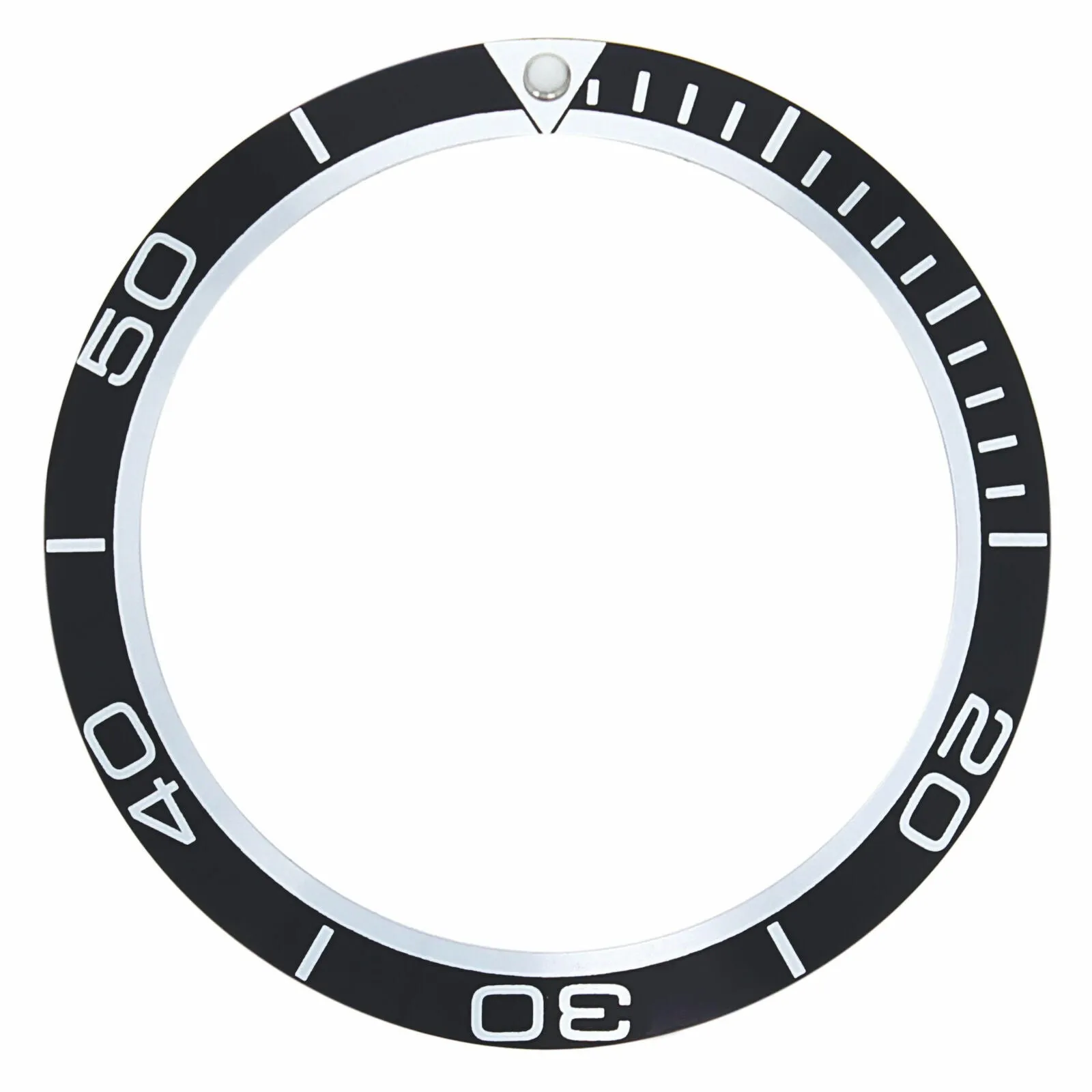 BEZEL INSERT FOR OMEGA SEAMASTER 600 PLANET OCEAN  2201.50 AUTOMATIC WATCH BLACK