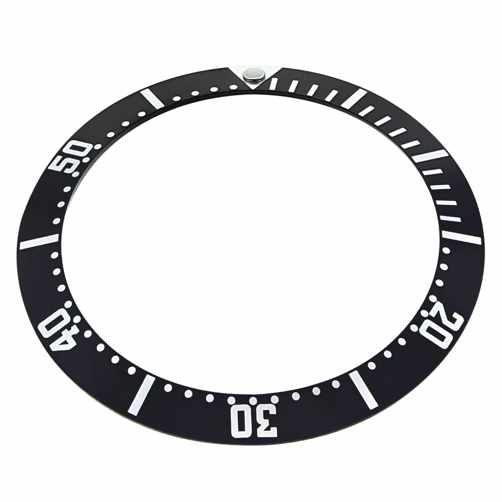 BEZEL INSERT FOR OMEGA SEAMASTER CHRONOMETER GMT 2535.80 AUTOMATIC BLACK