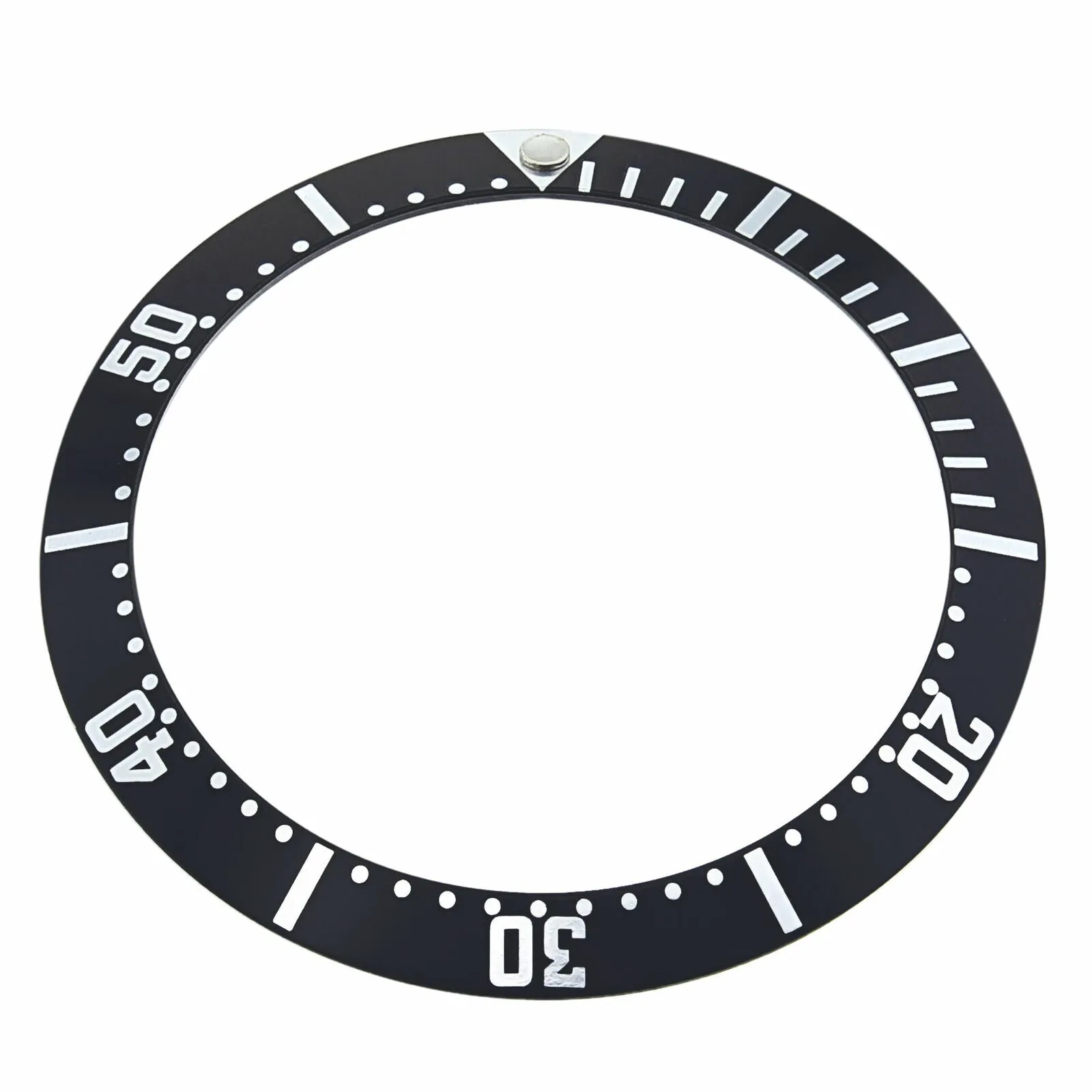 BEZEL INSERT FOR OMEGA SEAMASTER MIDSIZE WATCH BLACK SWISS