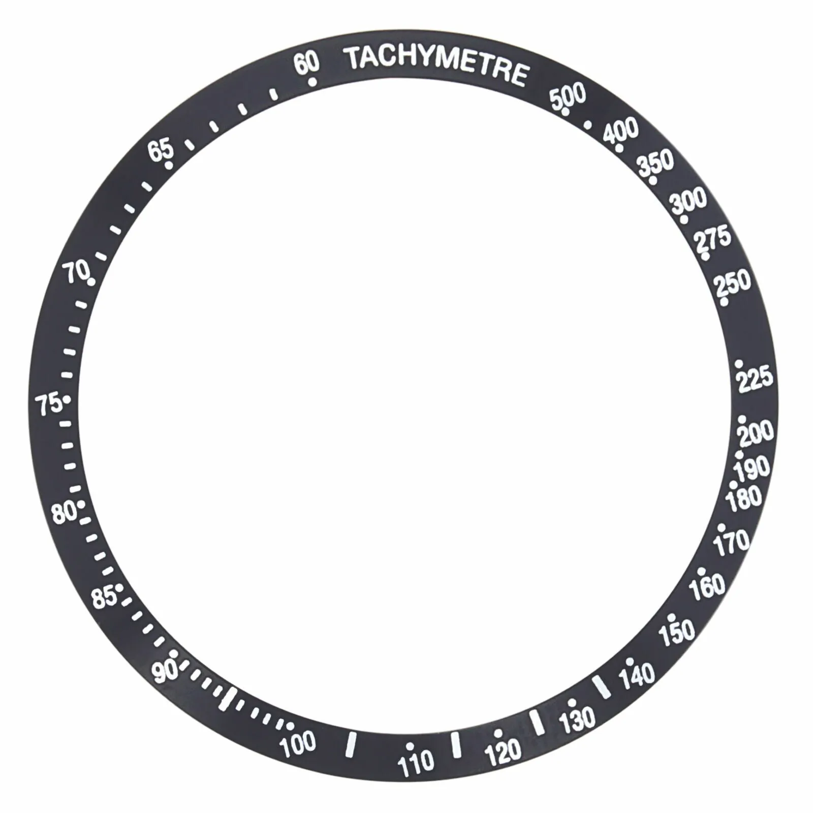 BEZEL INSERT FOR OMEGA SPEEDMASTER TACHYMETRE 3513.5 175.0083 CHRONOGRAPH WATCH