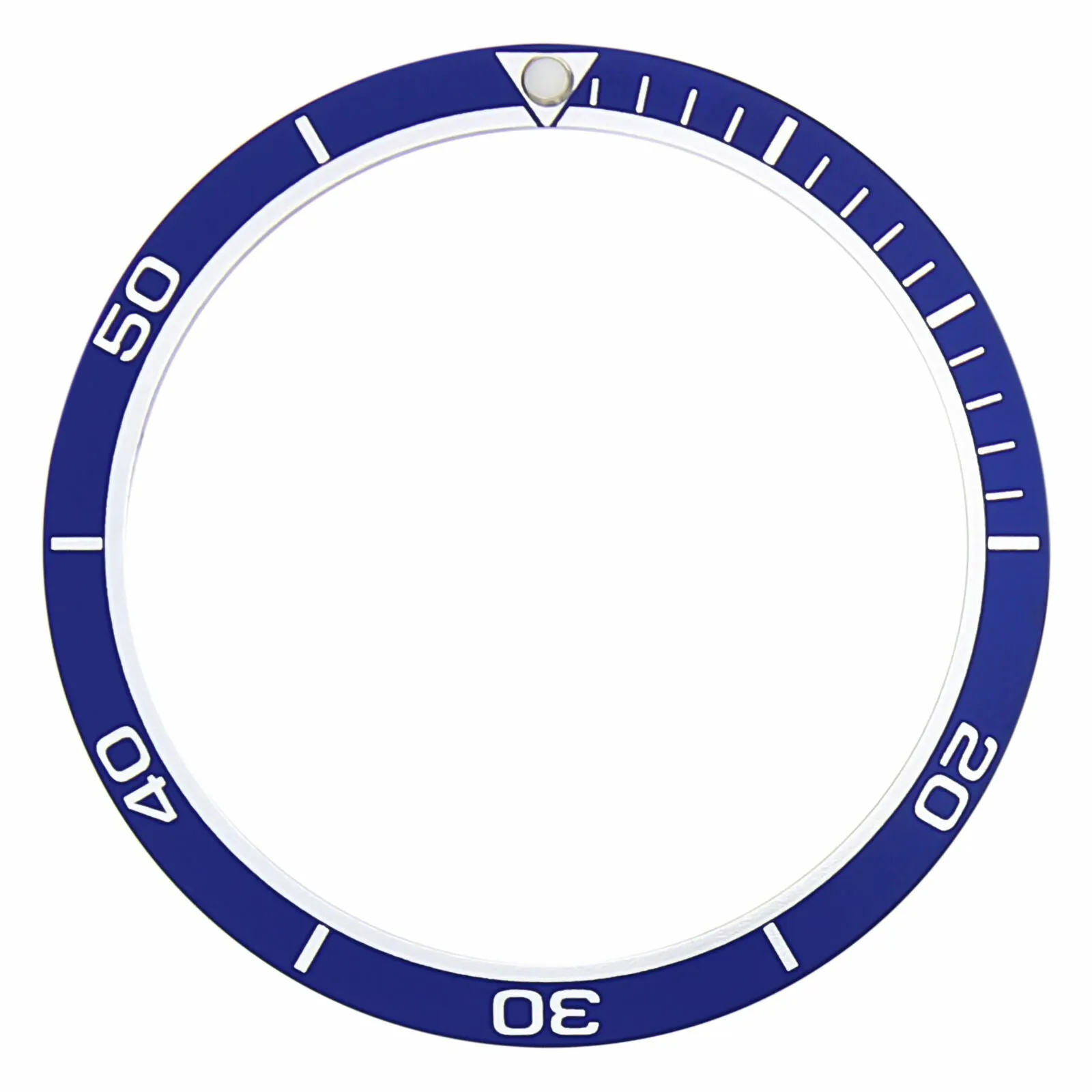 BEZEL INSERT FOR SEIKO 7002 6309 7S26 SKX007K2 7S26 DIVER PLANET OCEAN BLUE