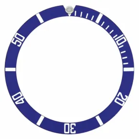 BEZEL INSERT FOR SEIKO SKX031 SKX033 J   K  - 100M WATCH BLUE