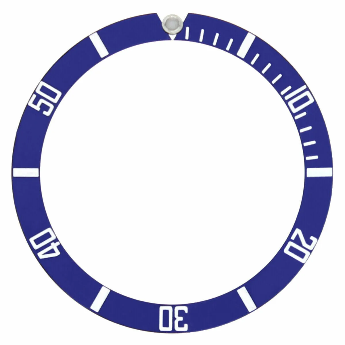 BEZEL INSERT FOR SEIKO SKX031 SKX033 J   K  - 100M WATCH BLUE