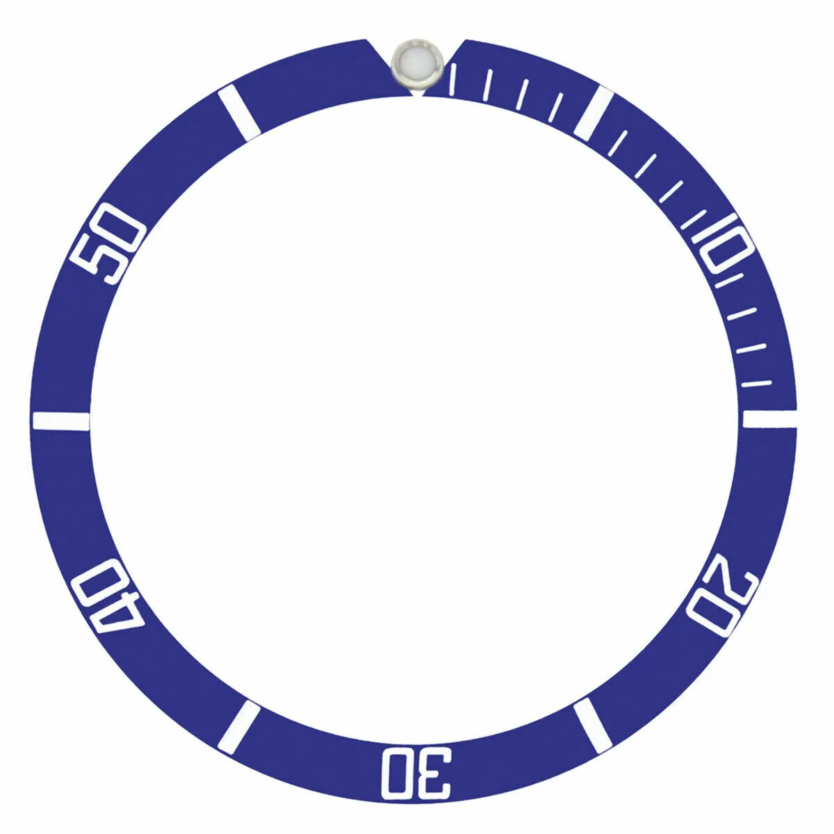 BEZEL INSERT FOR VINTAGE ROLEX SEADWELLER WATCH 1665, 1680, 5512 BLUE