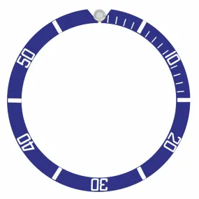 BEZEL INSERT FOR VINTAGE ROLEX SEADWELLER WATCH 1665, 1680, 5512 BLUE