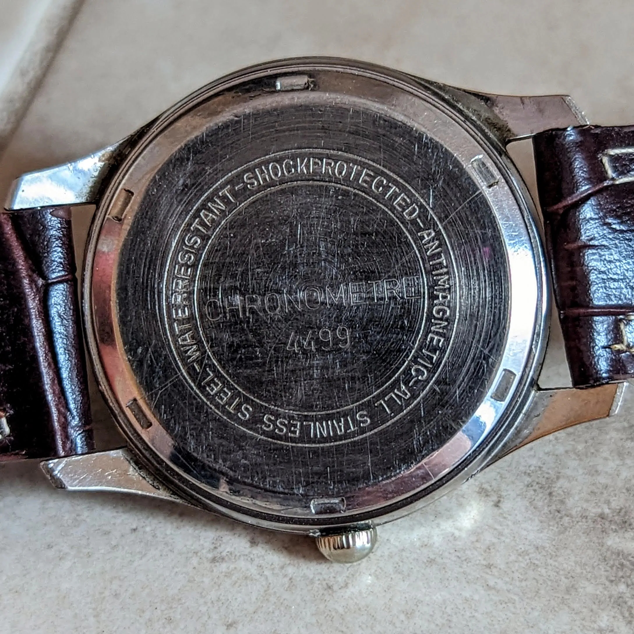 BIFORA Unima Chronometer Wristwatch 18 Jewels Hack Mechanism Vintage Watch