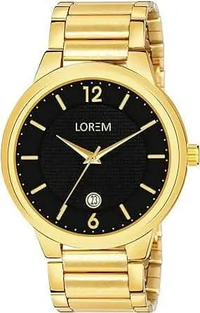 Black Date Function Casual Analog Watch For Men (LR135)