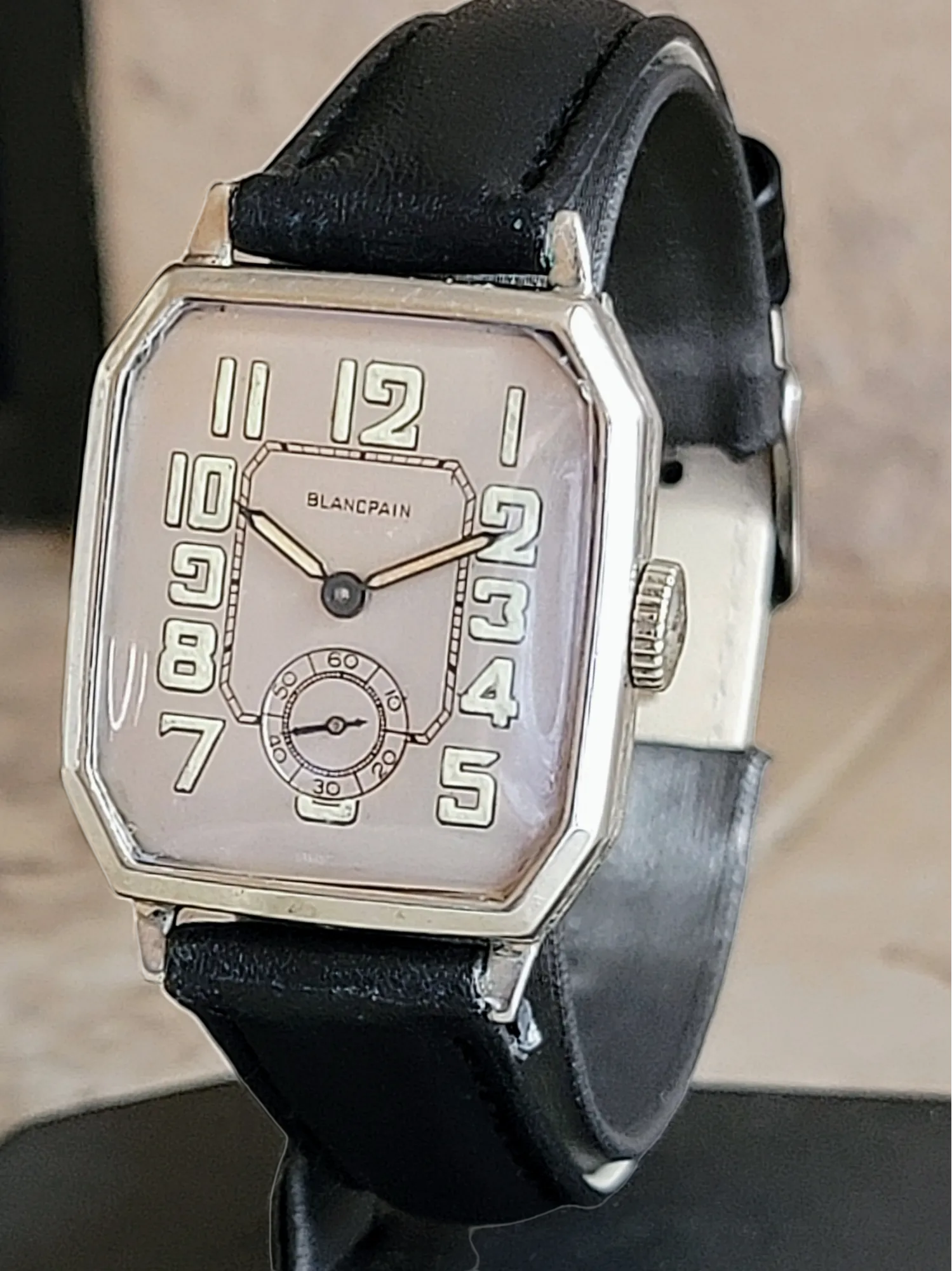 BLANCPAIN Art Deco Watch 15 Jewels Cal. Rayville 42 Swiss 1920's