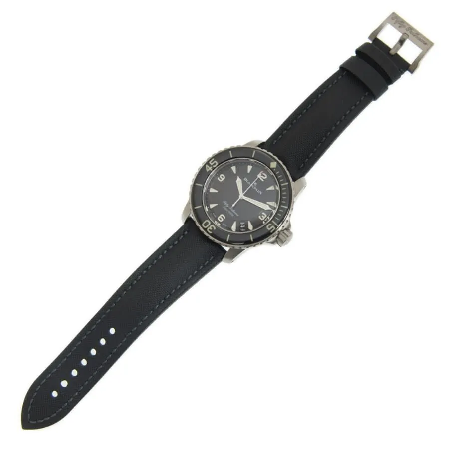 Blancpain Fifty Fathoms Automatic Black Dial Unisex Watch 5015-12b30-b52a