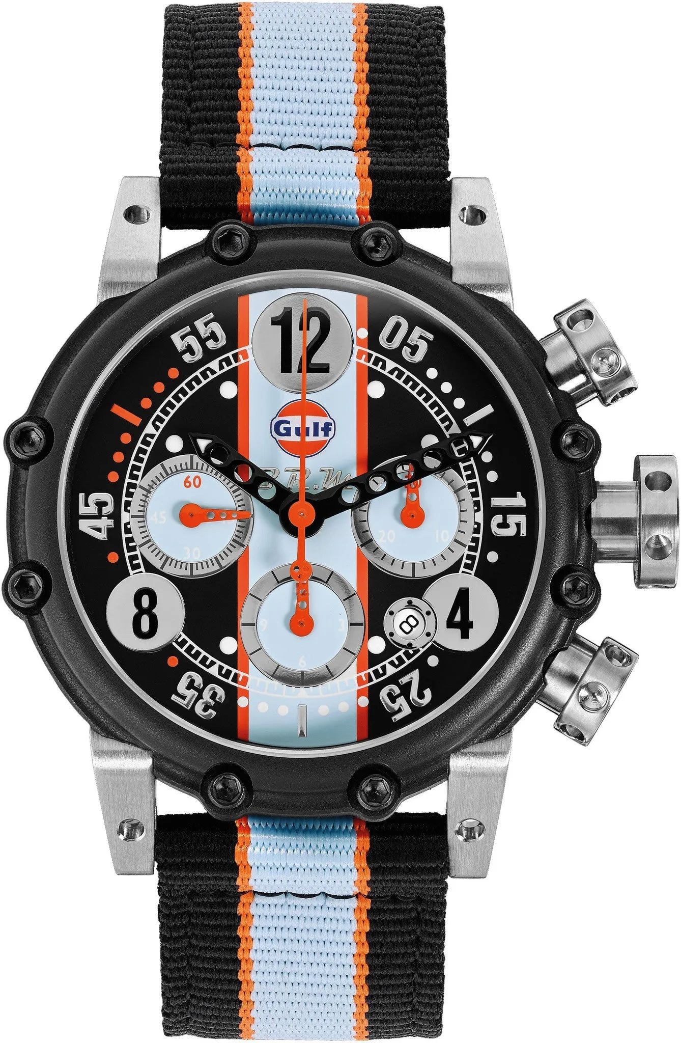 BM Watch BT12-46 Black ORSange Hands Limited Edition