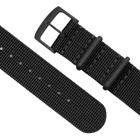 BOLDR Black PVD Nylon Strap 20mm