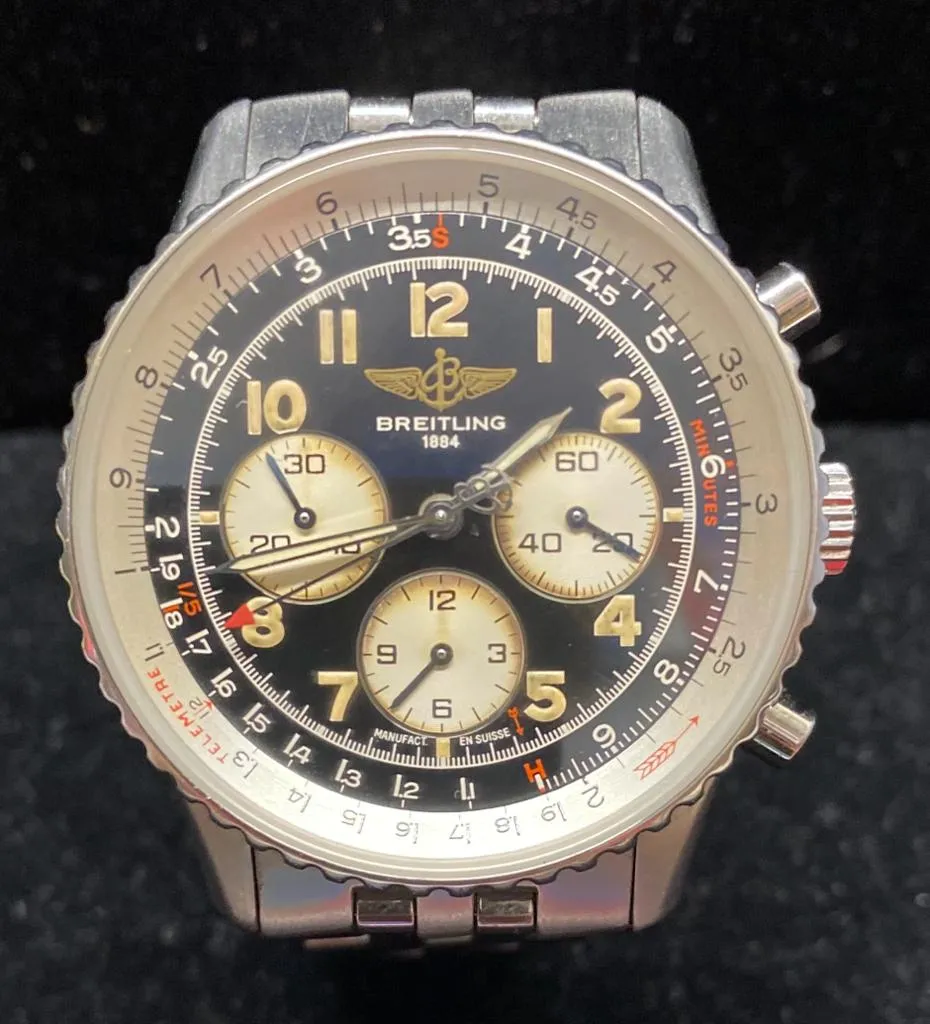 BREITLING 1884 Navitimer SS Beautiful Brand New Unisex Watch - $15K APR w/ COA!