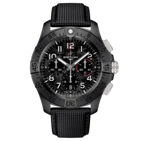 Breitling Avenger B01 Chronograph 44mm Night Mission Black Dial Ceramic Automatic Gents Watch SB0147101B1X1