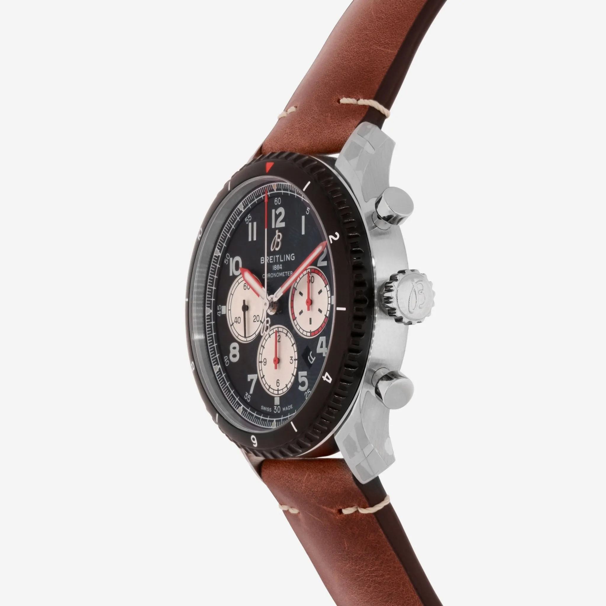 Breitling Aviator 8 Chronograph 43 Mosquito Stainless Steel Automatic Men's Watch AB01194A1B1X2