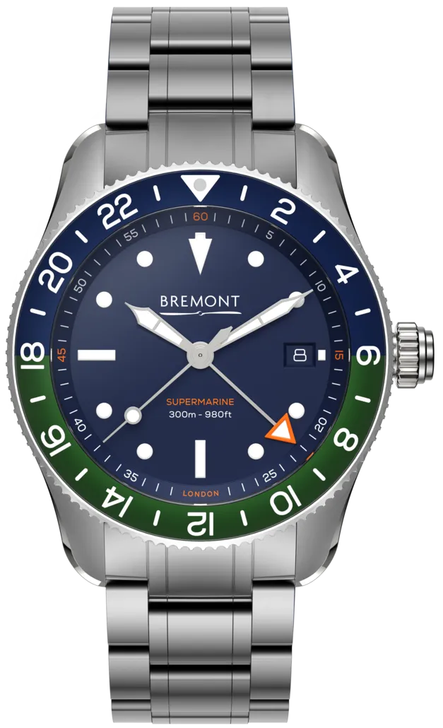 Bremont Supermarine S302 GMT Blue Bracelet